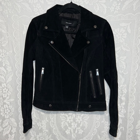 NWT Vero Moda Suede Leather Jacket - Picture 2 of 8